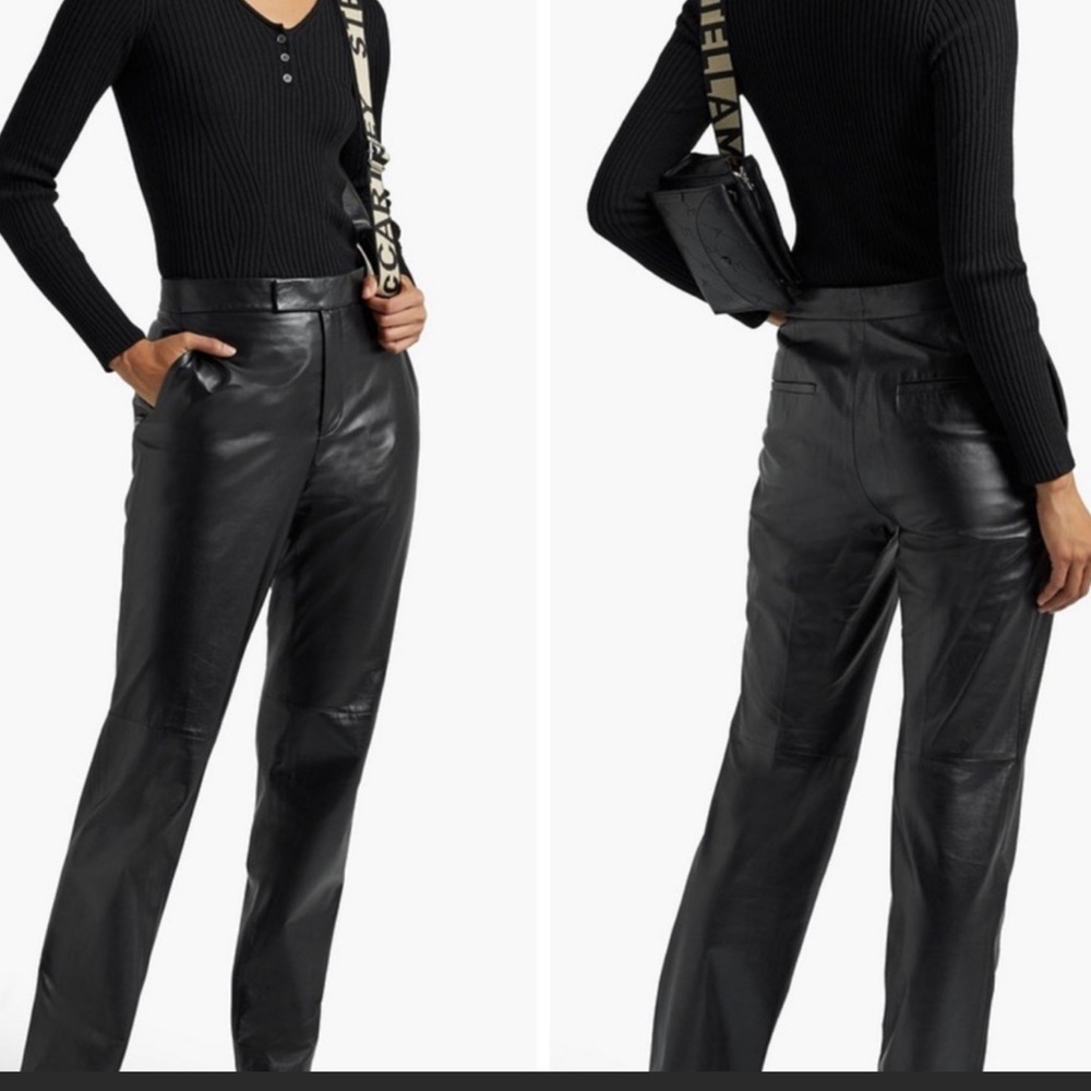Nicole Miller Leather Pant - Picture 3 of 11